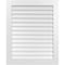 Ekena Millwork Vertical Surface Mount PVC Gable Vent: Non-Functional, w/3-1/2"W x 1"H, Standard Frame, 34"W x 42"H GVPVE34X4201SN - alternate 1